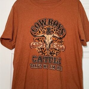 Cowboys & Cattle Graphic T-Shirt